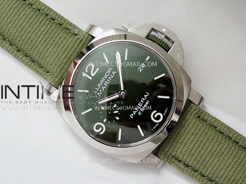 PAM1356 44mm VSF 1:1 Best Edition Green Dial On Green Nylon Strap P.9010 Super Clone